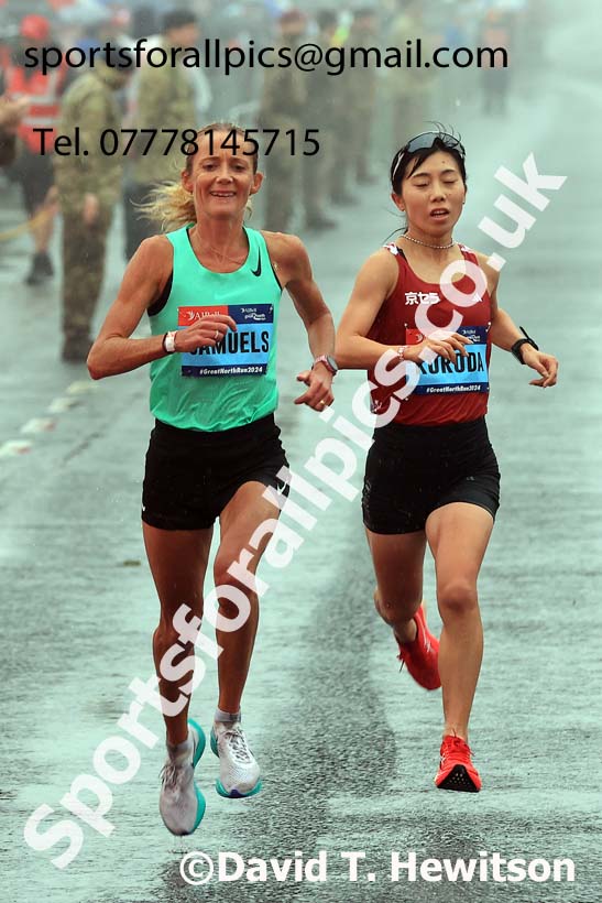 Women, 2024 AJ Bell Great North Run.  Photo: David T. Hewitson/Sports for All Pics